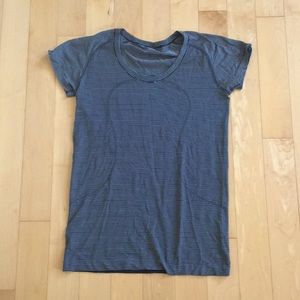 Striped Lululemon run swiftly